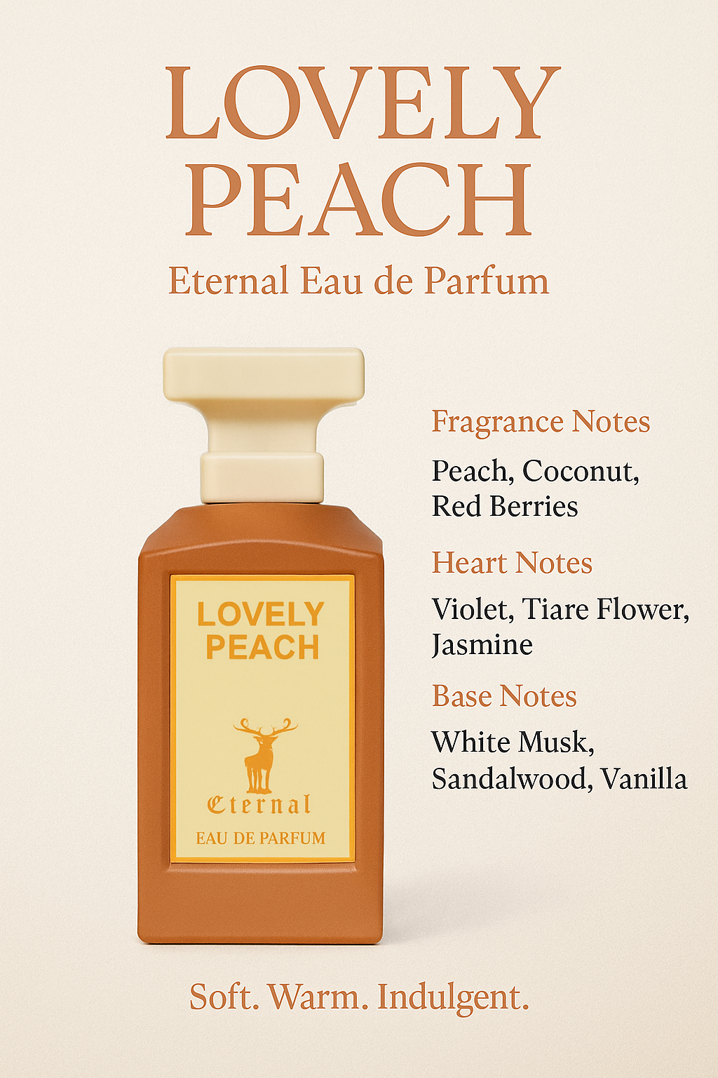 LOVELY PEACH - Eternal Eau de Parfum 100ml