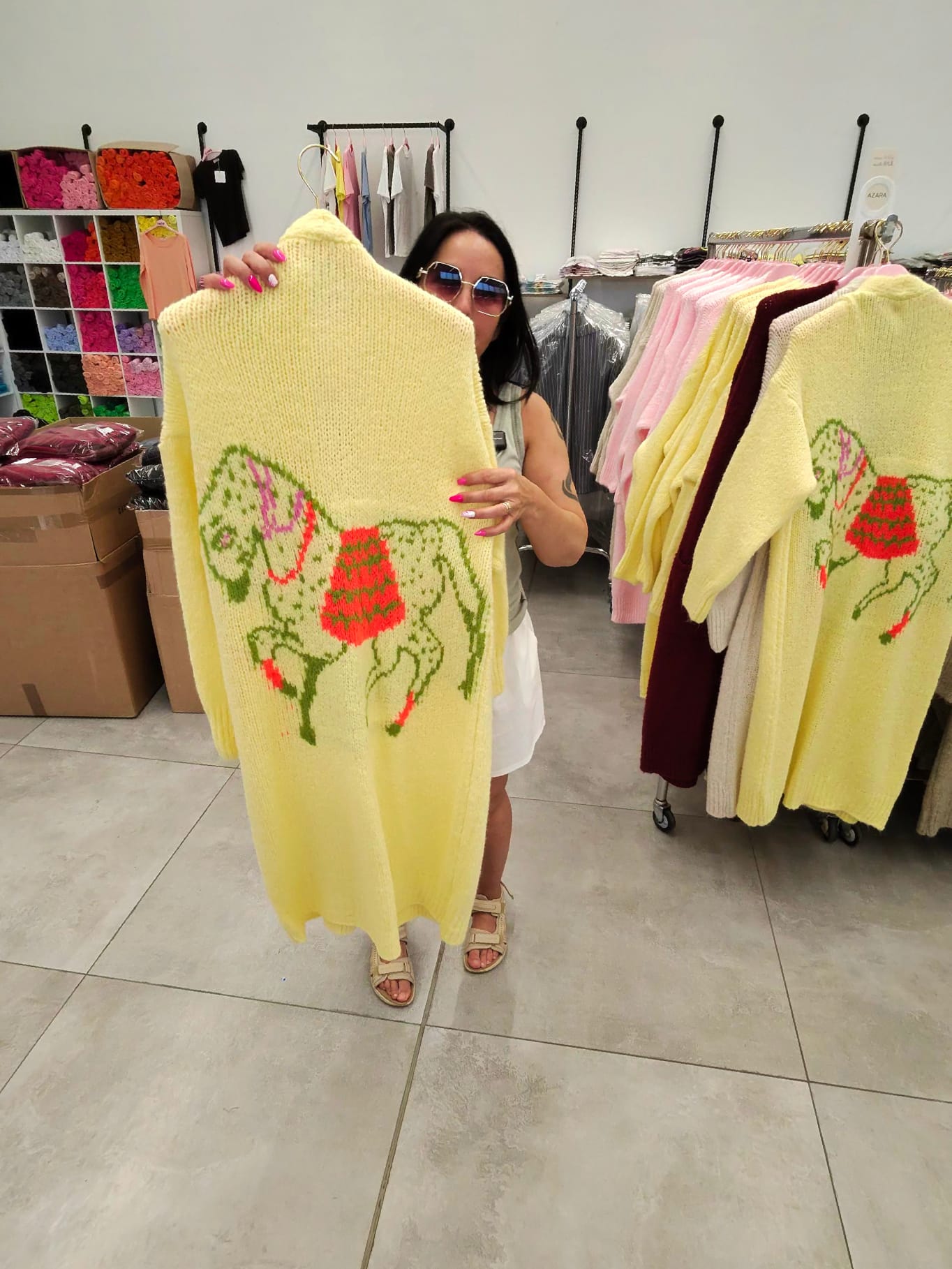 Azara Cardigan one size.