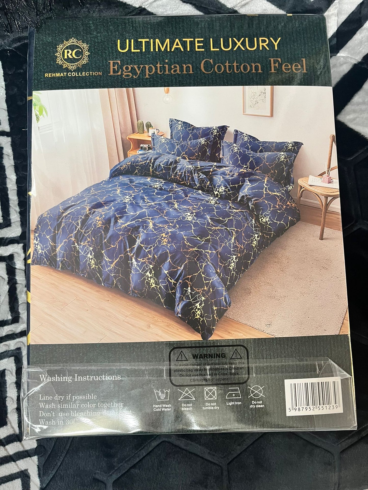 Rehmet Collection Bedding Superking size.