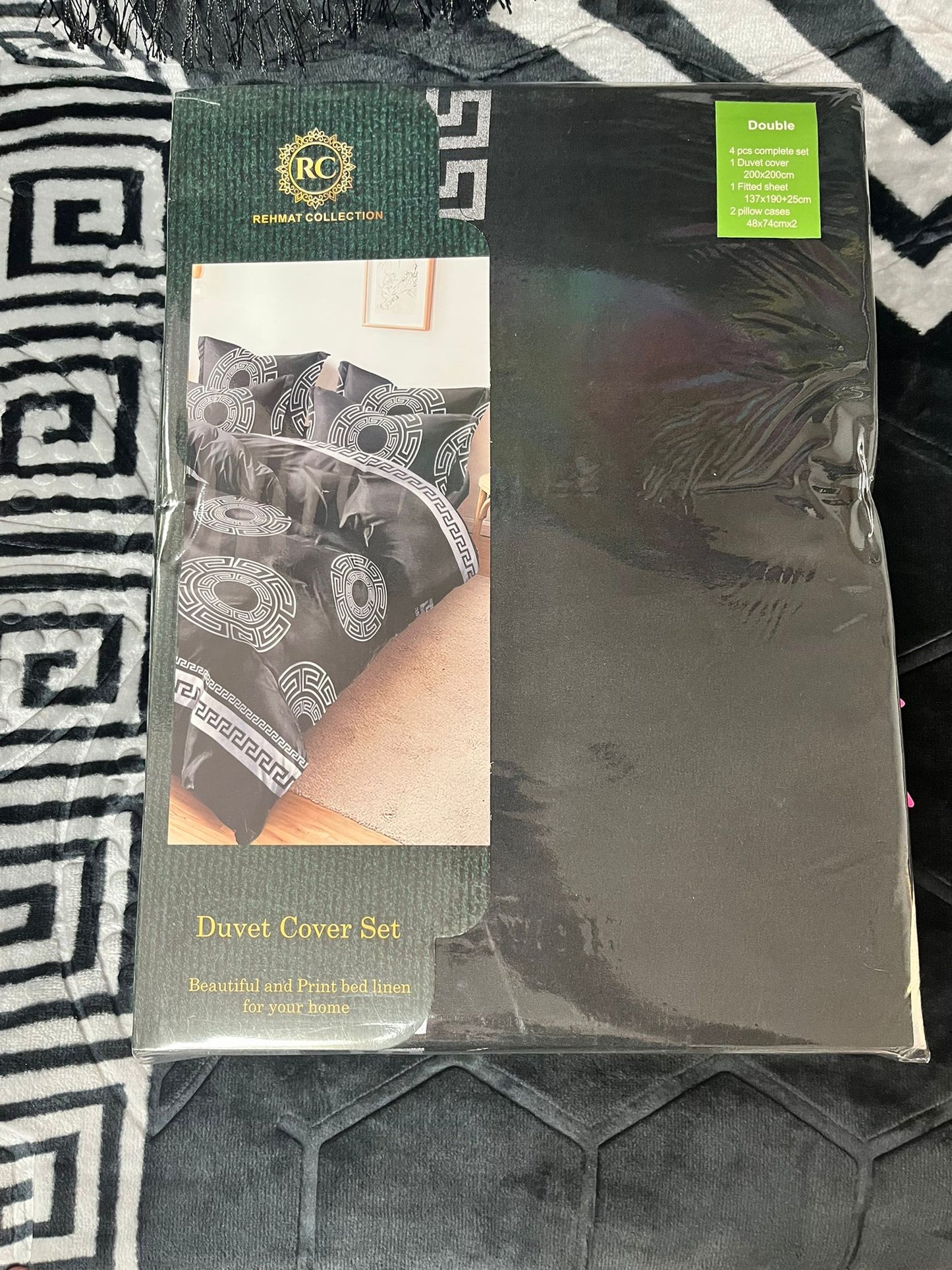Rehmet Collection Bedding Superking size.