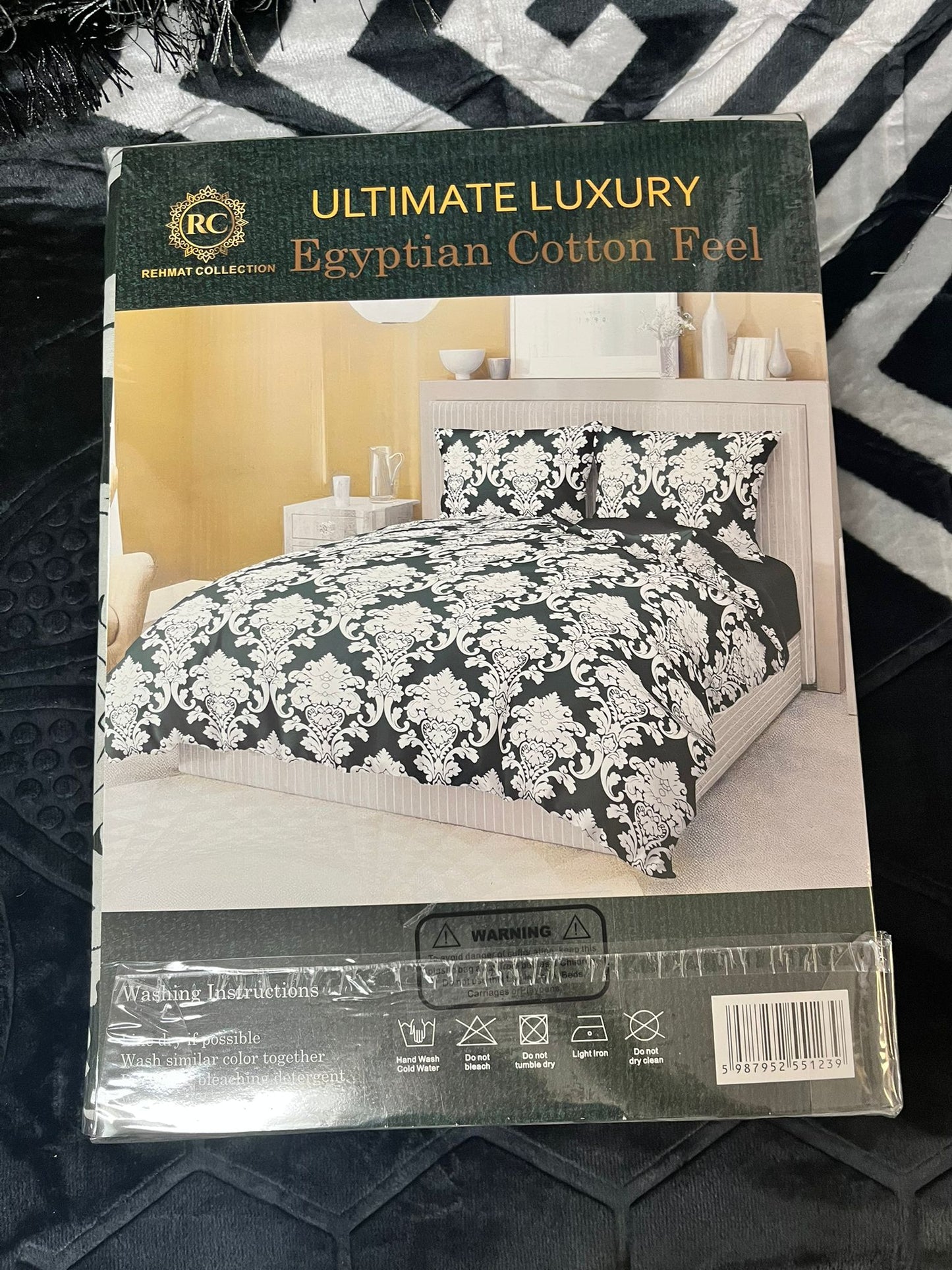 Rehmet Collection Bedding Superking size.