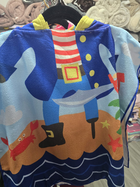 Kids Poncho Pirate