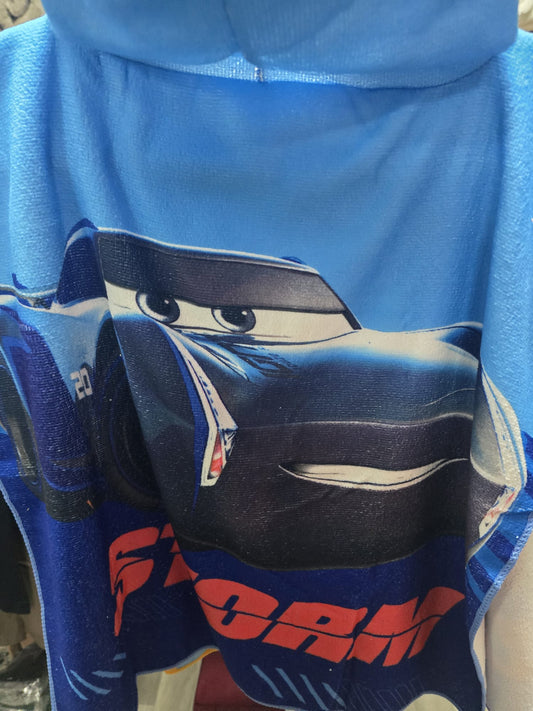 Kids Poncho Cars