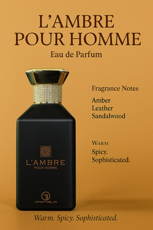 L'AMBRE POUR HOMME - Eau de Parfum 100ml