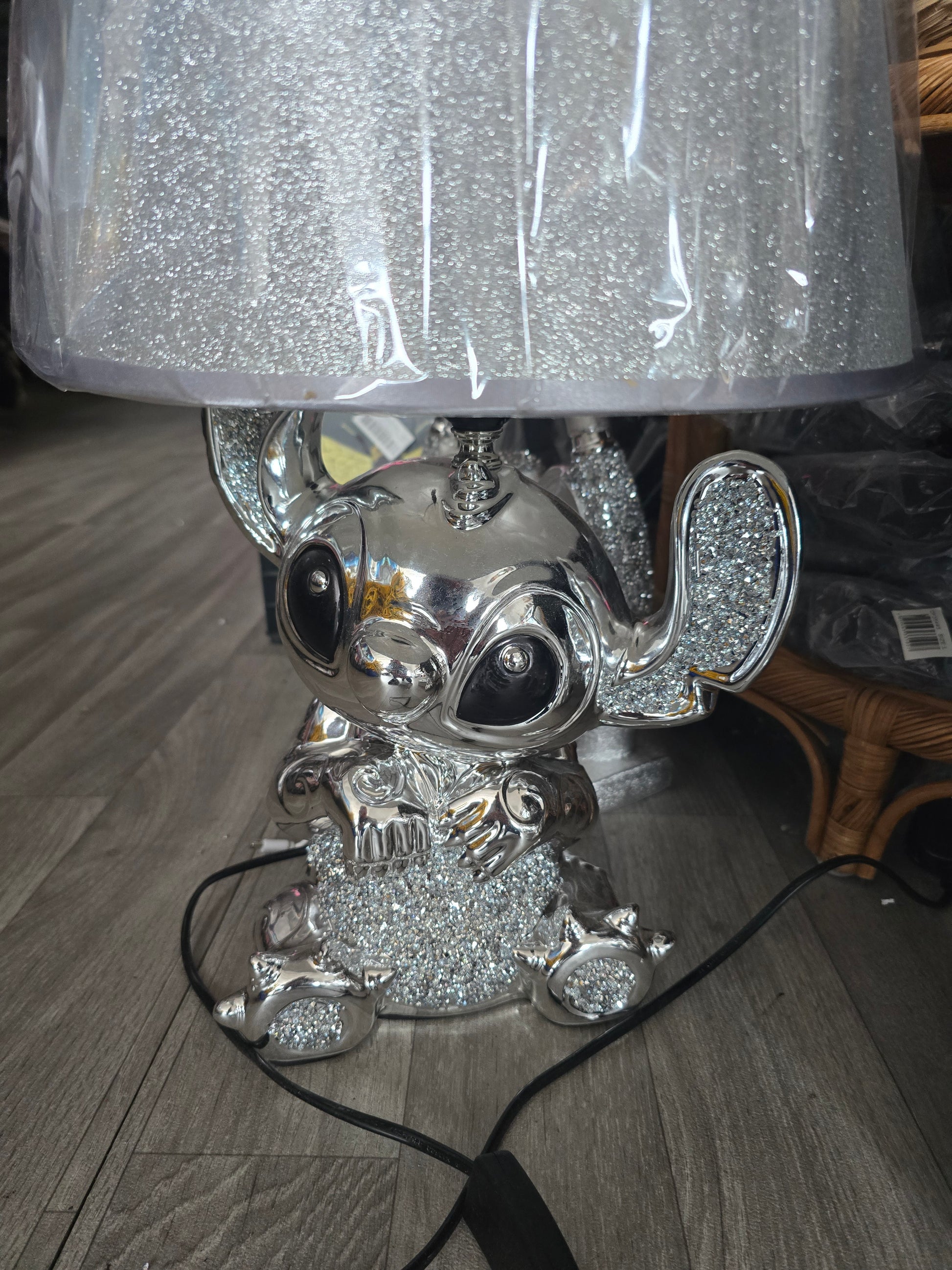 Vintage tafellamp met zilveren kap Light & Living Jamiri brons Vintage tafellamp met zilveren kap Light & Living Jamiri brons